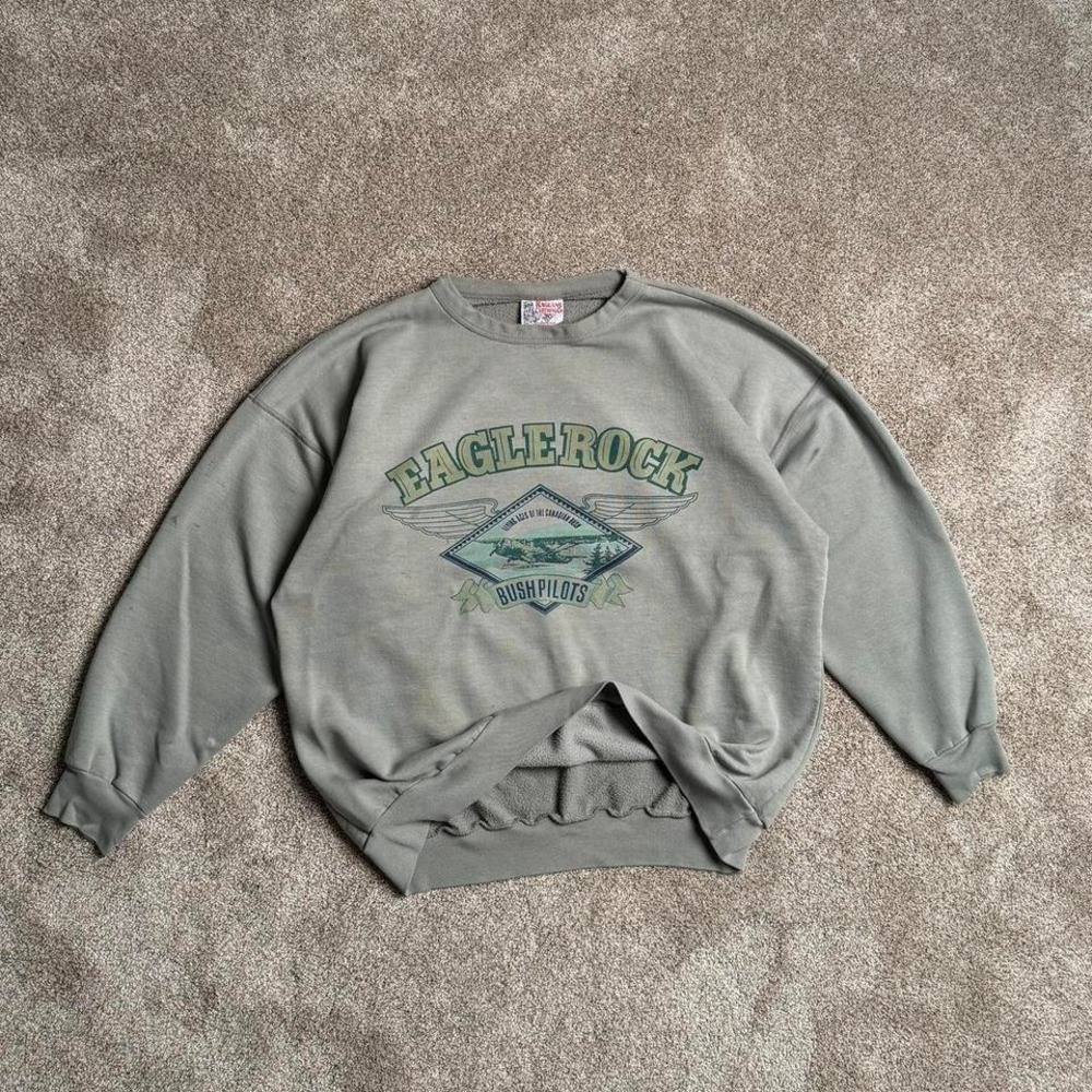 RAGLANS CLOTHING CO "EAGLE ROCK" PALE SAGE SWEATSHIRT